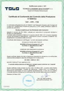 Certificazione Ce - Roversi scale