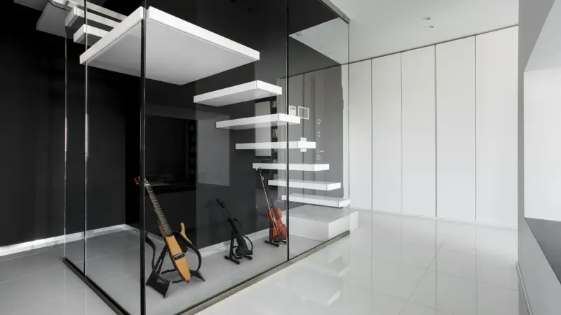 scala parete vetro SOUND 20